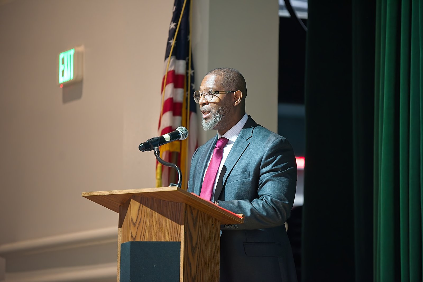 Parent AI Symposium 2026, district leader addressing attendees
