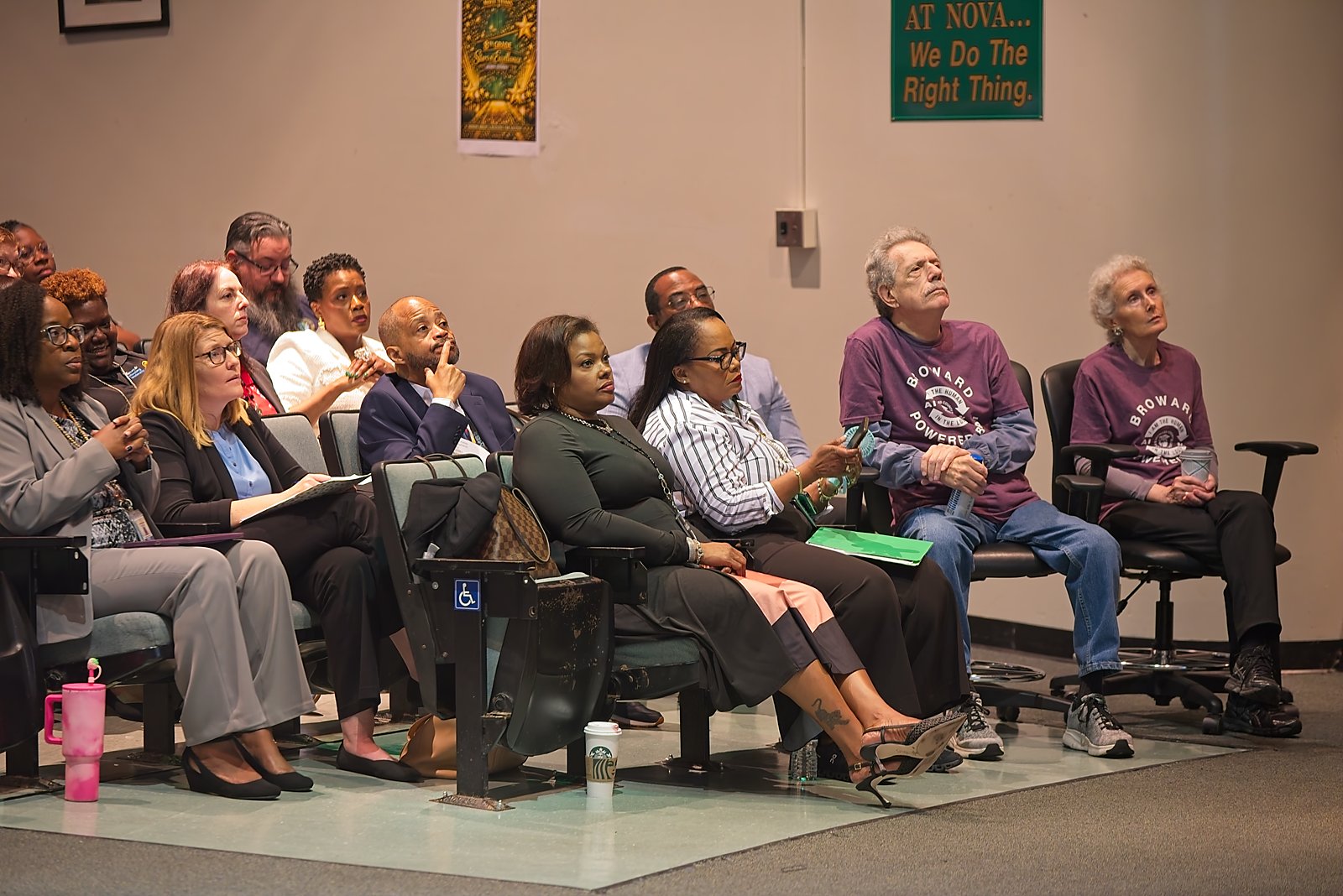Parents and educators seated in the audience at the AI Symposium